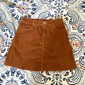 Corduroy Skirt